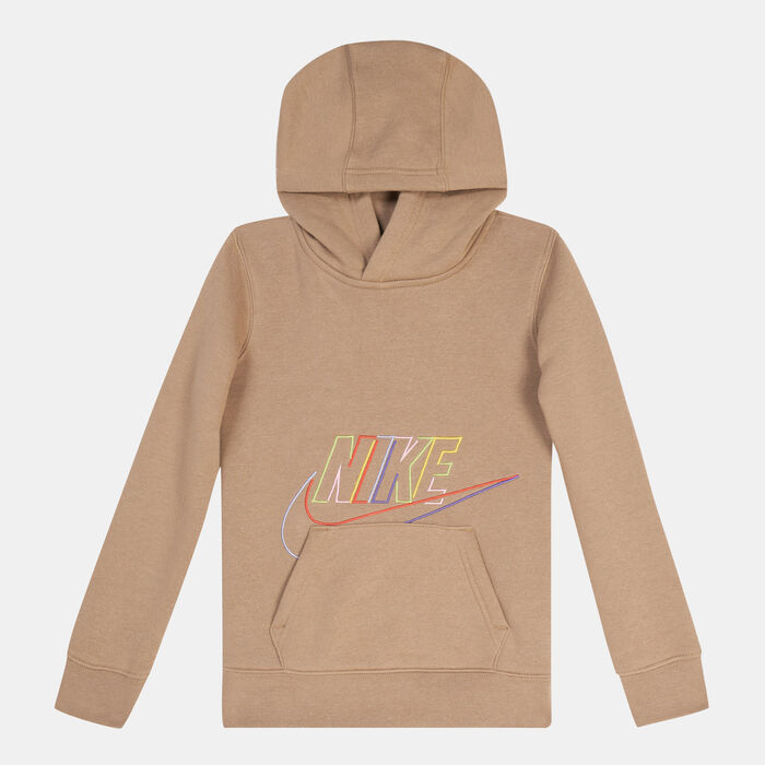 Nike Kids' Sportswear Club HBR Core Hoodie Brown Nike Kids' Sportswear Club HBR Core Hoodie Brown image number 0