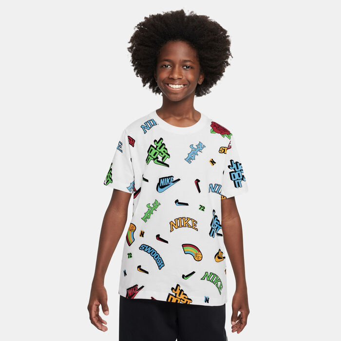 Nike Kids' Sportswear T-Shirt White Nike Kids' Sportswear T-Shirt White image number 0