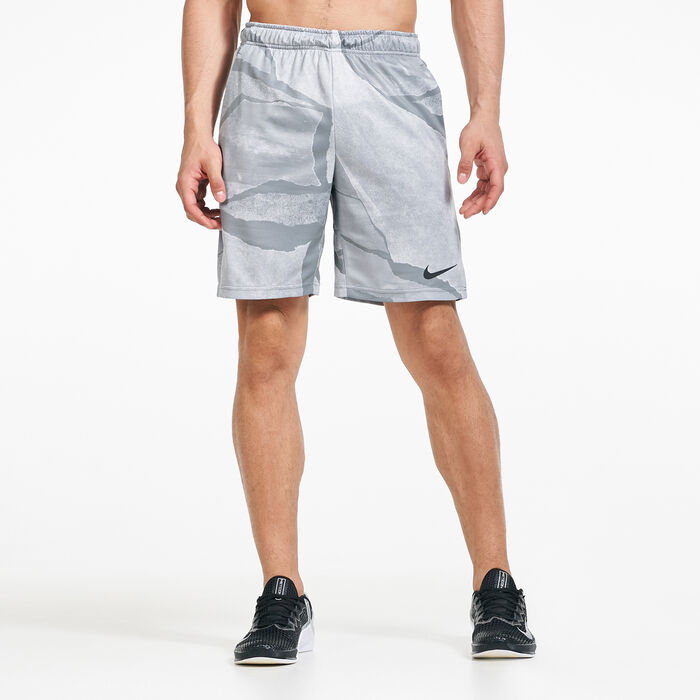 Nike Men's Dri-FIT Allover Print Shorts Grey Nike Men's Dri-FIT Allover Print Shorts Grey image number 0