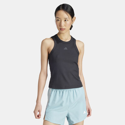 adidas Women's All Gym Seasonal 3-Stripes Training Tank Top Black