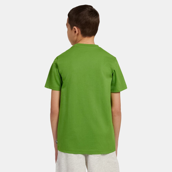 New Balance Kids' Stacked Logo Shorts Green image number 1