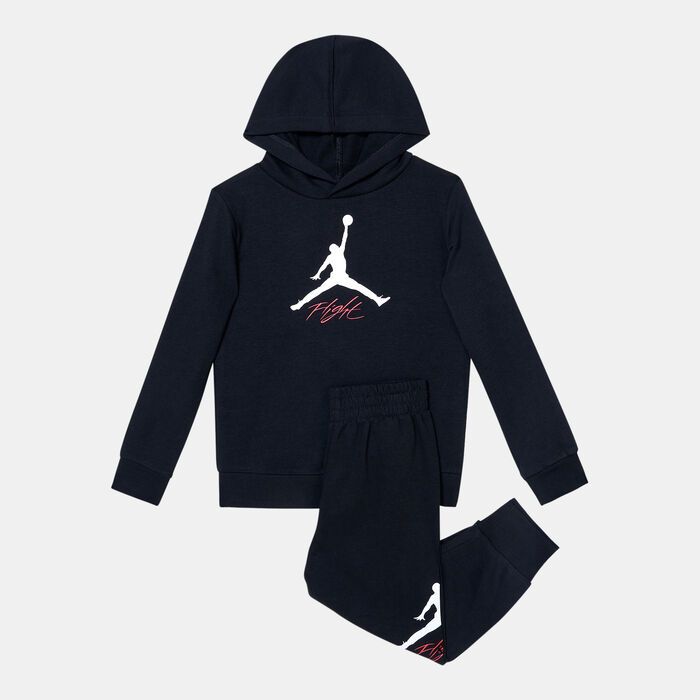 Jordan Kids' Jumpman Flight Hoodie and Joggers Set (Babies and Younger Kids) Black Jordan Kids' Jumpman Flight Hoodie and Joggers Set (Babies and Younger Kids) Black image number 0