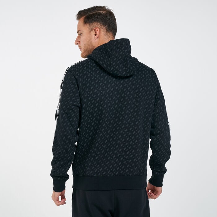 Nike Men's Sportswear Repeat Fleece Pullover Hoodie Black Nike Men's Sportswear Repeat Fleece Pullover Hoodie Black image number 1