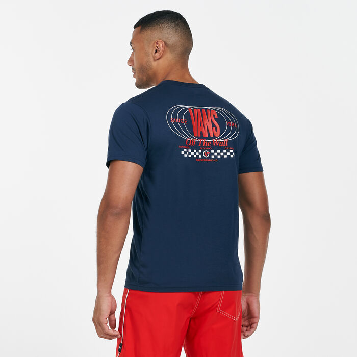 Vans Men's Frequency T-Shirt Blue Vans Men's Frequency T-Shirt Blue image number 1