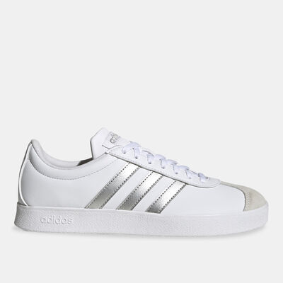 adidas Women's VL Court Base Shoes White adidas Women's VL Court Base Shoes White