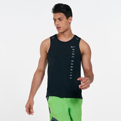 Nike Men's Run Division Miler Hybrid Tank Top Black Nike Men's Run Division Miler Hybrid Tank Top Black