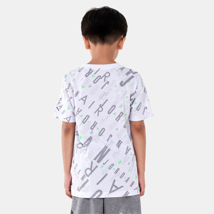 Jordan Kids' JM Allover Print T-Shirt White Jordan Kids' JM Allover Print T-Shirt White image number 1