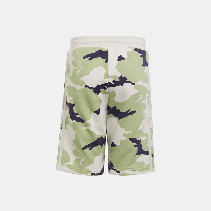 adidas Originals Kids' Camo Shorts Green adidas Originals Kids' Camo Shorts Green image number 1