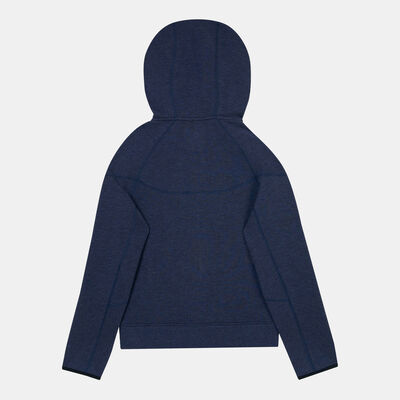 Nike Kids' Sportswear Tech Fleece Full-Zip Hoodie (Older Kids) Grey