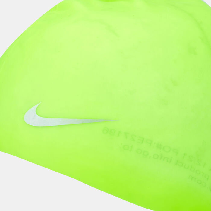 Nike Swim Swim Kids' Solid Silicone Cap (Older Kids) yellow Nike Swim Swim Kids' Solid Silicone Cap (Older Kids) yellow image number 2