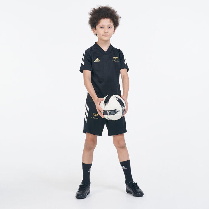 adidas Kids' Salah Football-Inspired Jersey Black adidas Kids' Salah Football-Inspired Jersey Black image number 2