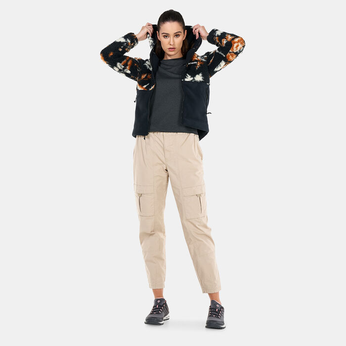 Columbia Women's Winter Pass™ Sherpa Hooded Full Zip Jacket Black Columbia Women's Winter Pass™ Sherpa Hooded Full Zip Jacket Black image number 2