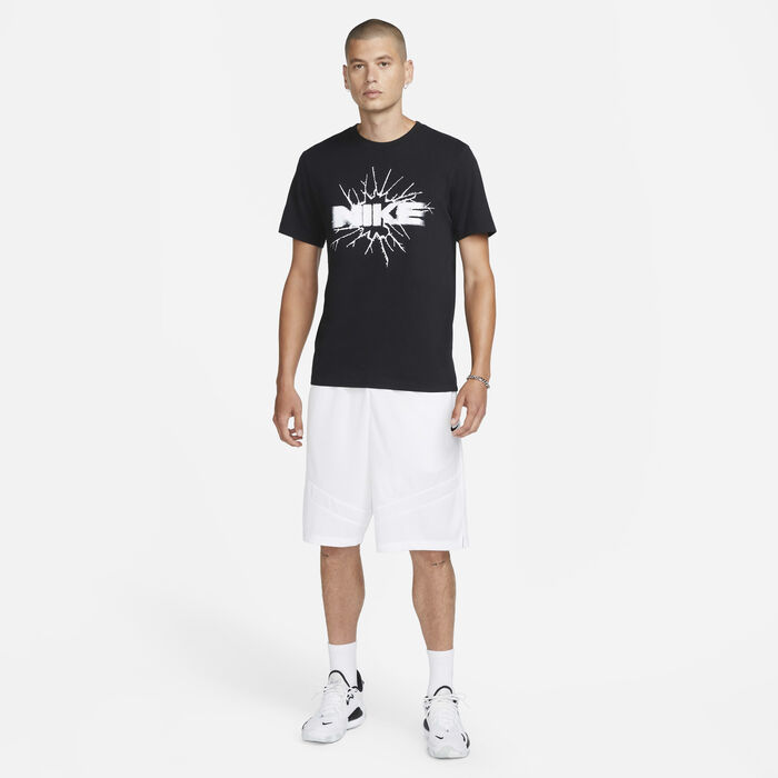 Nike Men's Icon Dri-FIT Basketball Shorts White Nike Men's Icon Dri-FIT Basketball Shorts White image number 6