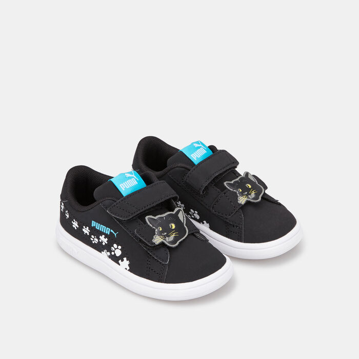 PUMA Kids' Smash V2 Summer Animals V Shoe (Baby & Toddler) Black PUMA Kids' Smash V2 Summer Animals V Shoe (Baby & Toddler) Black image number 1