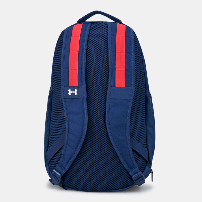 Under Armour UA Hustle 5.0 Backpack Blue Under Armour UA Hustle 5.0 Backpack Blue image number 1