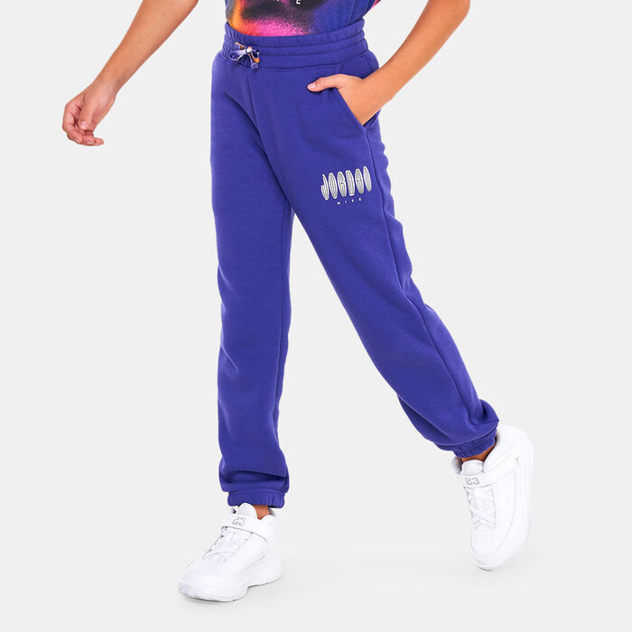 Jordan Kids' MVP Jumpman Fleece Pants (Older Kids) Purple Jordan Kids' MVP Jumpman Fleece Pants (Older Kids) Purple image number 0