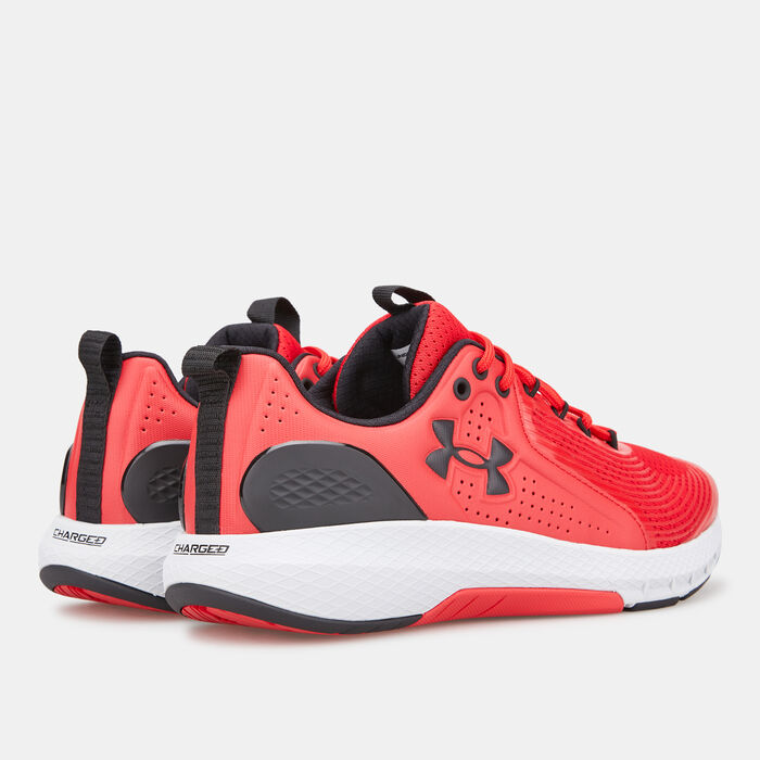 Under Armour Men's UA Charged Commit 3 Training Shoe Red Under Armour Men's UA Charged Commit 3 Training Shoe Red image number 2