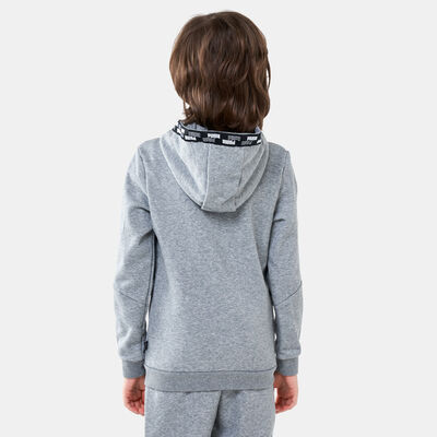 PUMA Kids' POWER Tape Hoodie Grey