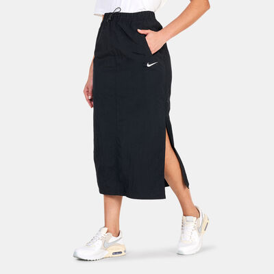 Nike Women's Sportswear Essential High-Waisted Woven Skirt Black Nike Women's Sportswear Essential High-Waisted Woven Skirt Black