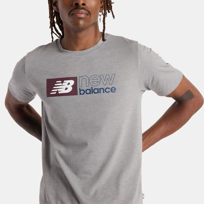 New Balance Men's Sport Essentials Graphic T-Shirt Grey image number 3