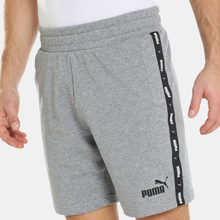 PUMA Men's Essentials+ Tape Shorts Grey image number 3
