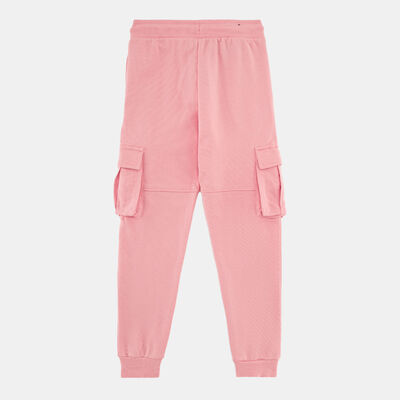 Sun and Sand Sports Kids' Cargo Joggers Pink
