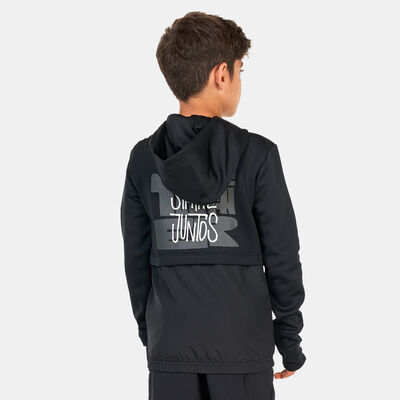 adidas Kids' Messi Full-Zip Hoodie Black