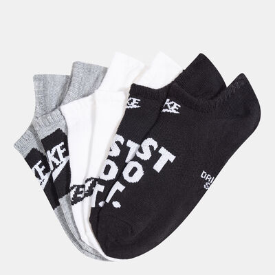 Nike Kids' Everyday Lightweight No-Show Socks - 3 Pack (Older Kids) Multi