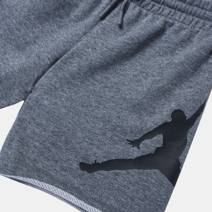 Jordan Kids' Jumpman Air Fleece Shorts (Younger Kids) Grey image number 2