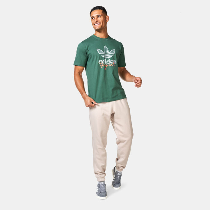 adidas Originals Men's Adicolour Contempo Joggers Beige adidas Originals Men's Adicolour Contempo Joggers Beige image number 4