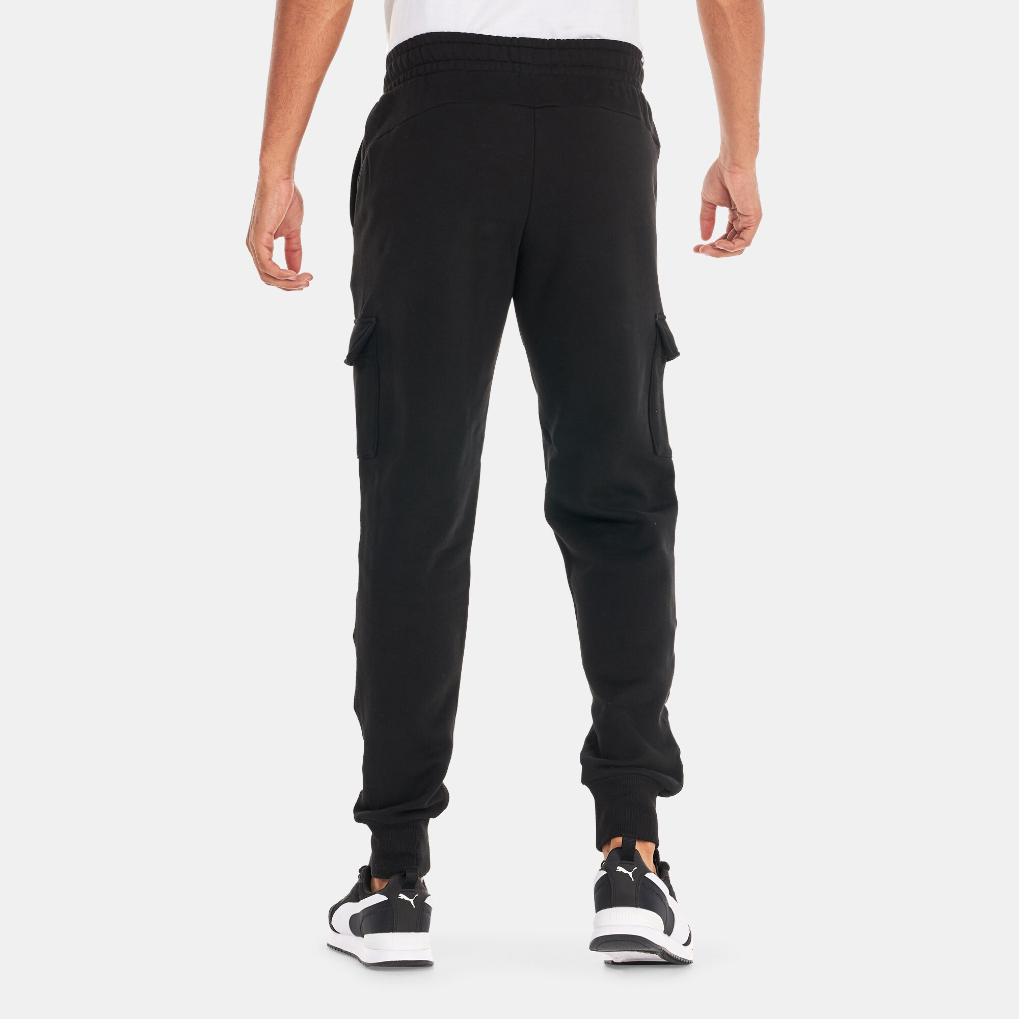 Puma men's fleece cargo joggers outlet