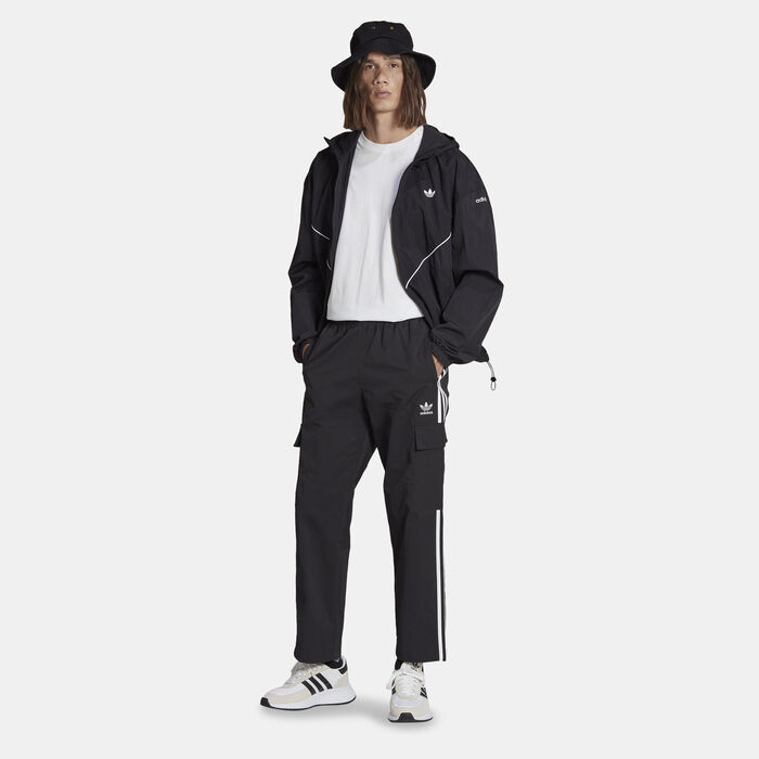 adidas Originals Men's Adicolor Classics 3-Stripes Cargo Pants Black adidas Originals Men's Adicolor Classics 3-Stripes Cargo Pants Black image number 2