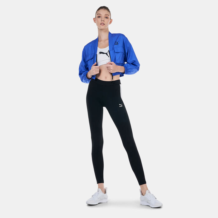 PUMA Women's Dare To Woven Jacket Blue PUMA Women's Dare To Woven Jacket Blue image number 4