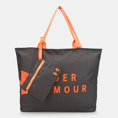 Under Armour Women's Graphic Zip Tote Bag Grey Under Armour Women's Graphic Zip Tote Bag Grey