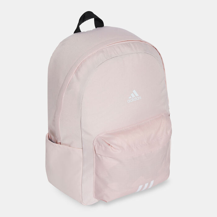 adidas Men's Classic Badge of Sport 3-Stripes Backpack Pink adidas Men's Classic Badge of Sport 3-Stripes Backpack Pink image number 1