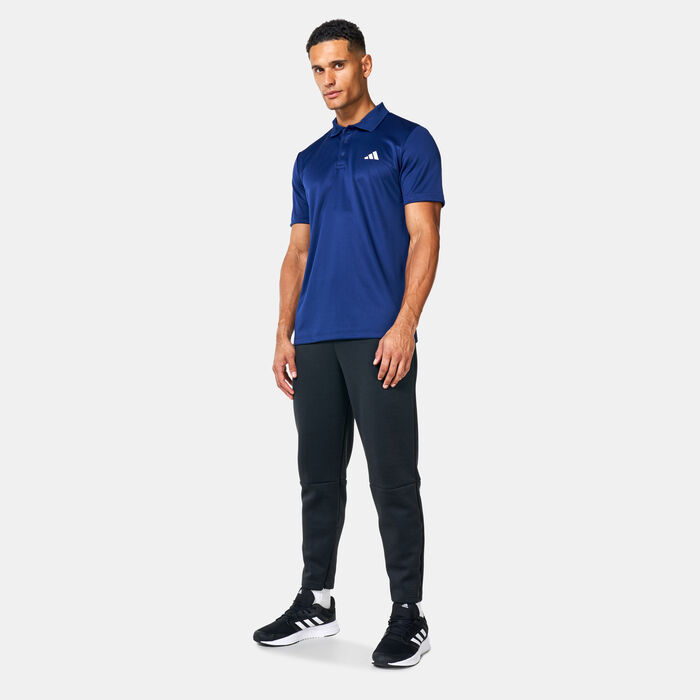 adidas Men's Train Essentials Training Polo Shirt Blue image number 2