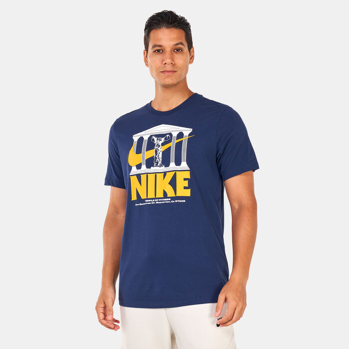 Nike Men's Dri-FIT Wild Card T-Shirt Blue Nike Men's Dri-FIT Wild Card T-Shirt Blue image number 0