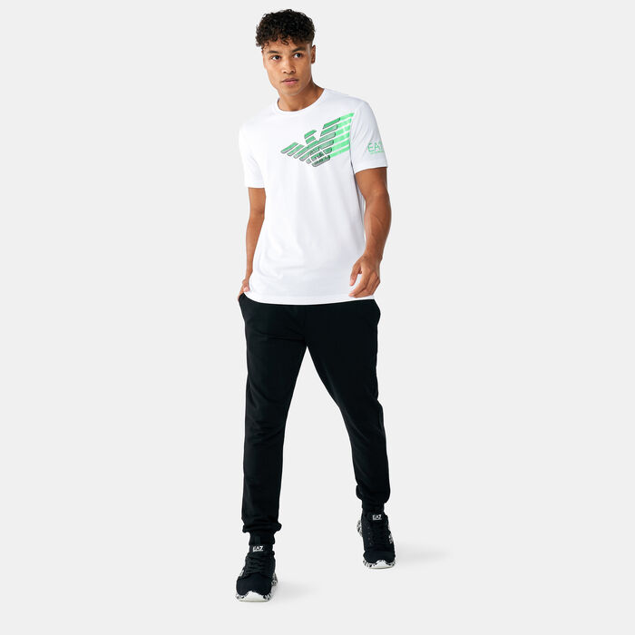EA7 Emporio Armani Men's Train Graphic Series Eagle T-Shirt White EA7 Emporio Armani Men's Train Graphic Series Eagle T-Shirt White image number 2