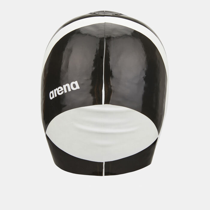 Arena 50th Team Stripe Swimming Cap White Arena 50th Team Stripe Swimming Cap White image number 0