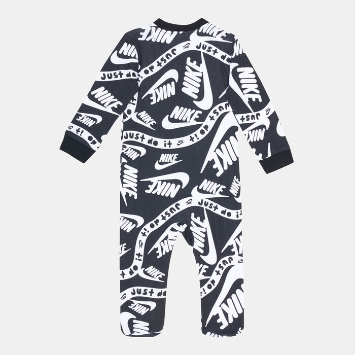 Nike Kids' Sportswear Club Printed Coverall Black Nike Kids' Sportswear Club Printed Coverall Black image number 1