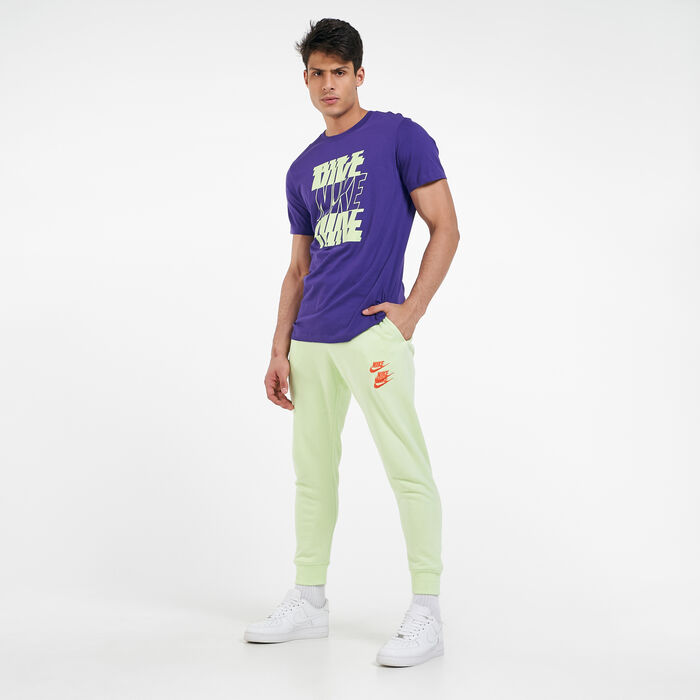 Nike Men's Sportswear Swoosh T-Shirt Purple Nike Men's Sportswear Swoosh T-Shirt Purple image number 2