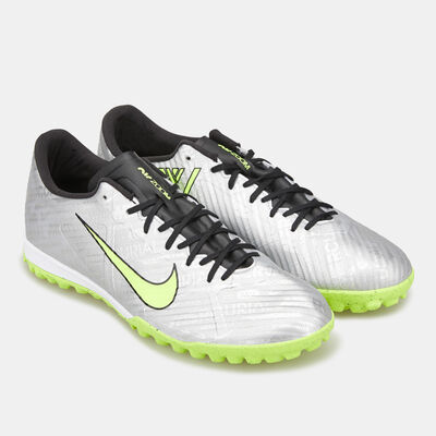 Nike Men's Zoom Mercurial Vapor 15 Academy XXV Turf Football Shoe Silver