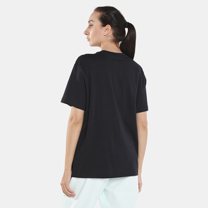 Nike Women's Air Sportswear T-Shirt Black Nike Women's Air Sportswear T-Shirt Black image number 1