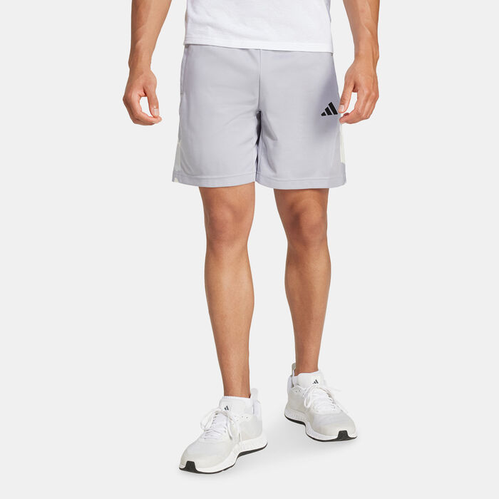 adidas Men's Train Essentials Camo Training Shorts Grey adidas Men's Train Essentials Camo Training Shorts Grey image number 0