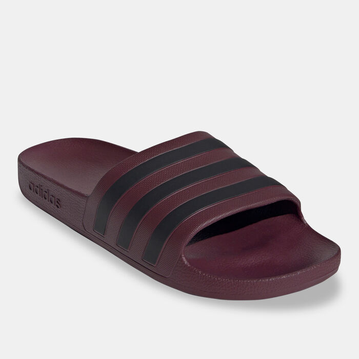 adidas Adilette Aqua Slides Red adidas Adilette Aqua Slides Red image number 1