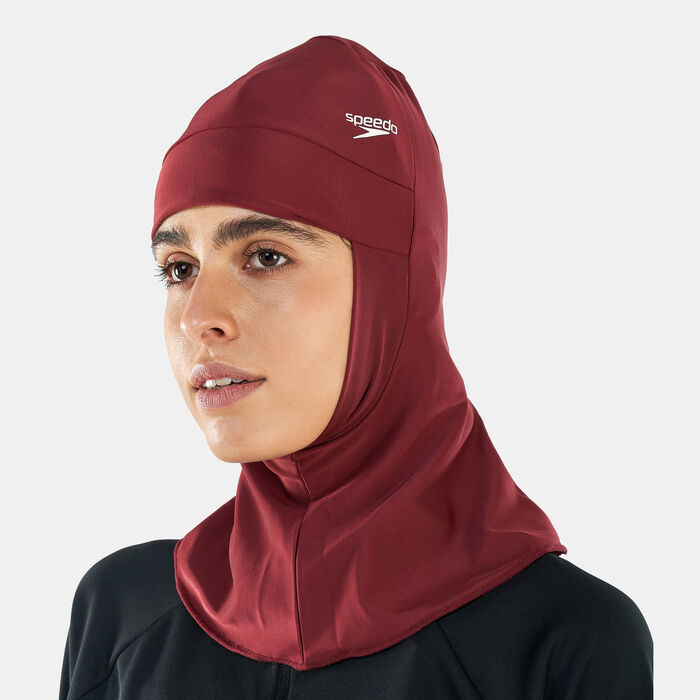 Speedo Women's Modest Deluxe Head Cover White Speedo Women's Modest Deluxe Head Cover White image number 0