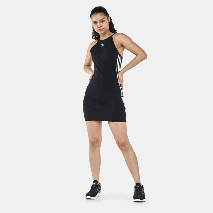 adidas Originals Women's Adicolor Classics Tight Summer Dress Black adidas Originals Women's Adicolor Classics Tight Summer Dress Black image number 0