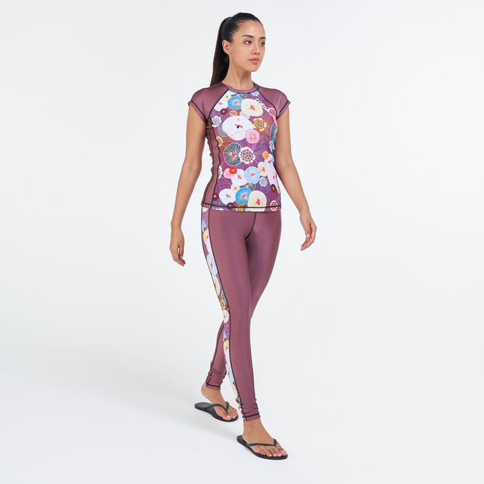 COEGA Women's Printed Rashguard Pink COEGA Women's Printed Rashguard Pink image number 2