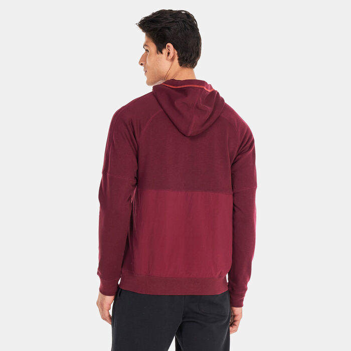 Nike Men's F.C. Fleece Hoodie Maroon Nike Men's F.C. Fleece Hoodie Maroon image number 1