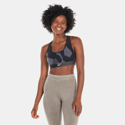 Reebok Women's Lux Racer Sports Bra Black